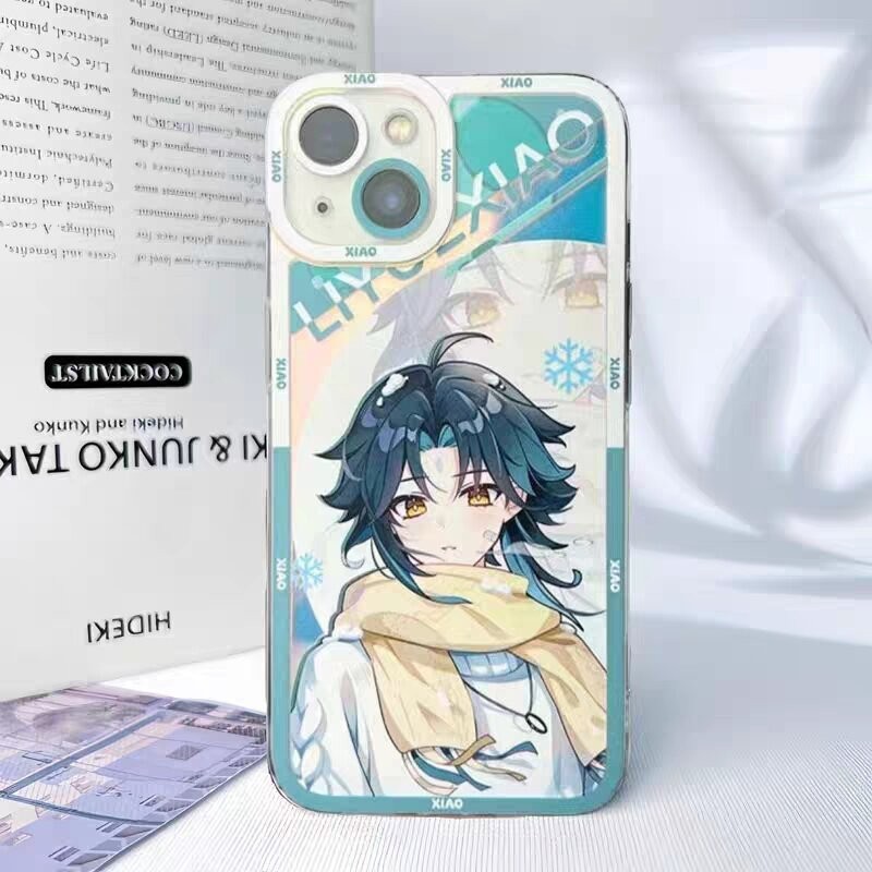 Ốp Lưng Cho Samsung Galaxy S24 FE S25 Plus S24 S23 Ultra A16 A15 A55 5G Vỏ Thiết Kế Mới Genshin Impact Raiden Shogun Wanderer Furina Arlecchino Đôi Mắt Thiên Thần Chống Sốc