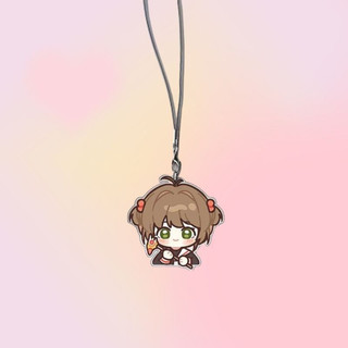 Dây đeo điện thoại di động hoạt hình sáng tạo Cardcaptor Sakura Tomoyo Meiling trang trí dây đeo điện thoại di động