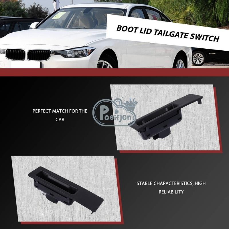 Nắp khởi động Công tắc cổng sau cho BMW F10 F11 F48 F25 F26 F15 F16 7463161 Tay nắm công tắc mở cửa cốp sau