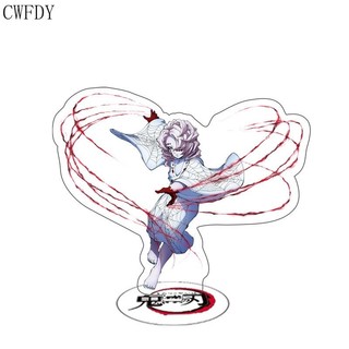 Mô hình Standee Anime Demon Slayer Figures Acrylic Stand Model Cartoon Agatsuma Zenitsu decor góc học tập để bàn 8cm