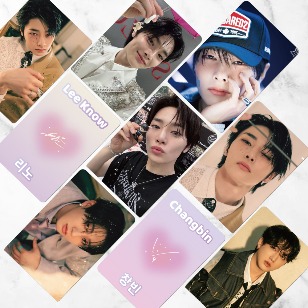LINXX 55 Chiếc Stray Kids Holographic Lomo Cards Set HD Photo Cards Bộ Sưu Tập Quạt Hàng Hóa 3inch Sưu Tập Thẻ Nhỏ Quà Tặng Cho Người Hâm Mộ Kpop