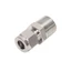 ITRUMPET 1 Cái Lắp Nhanh, 1 / 8 "1 / 4" 3 / 8 "1 / 2" Nam Ren Đến Đầu Nối Ống OD 304 SS 3-16mm, Thép Không Gỉ Đôi Ferrule Metric ZG Ống Lắp Cho Dầu Khí Nước