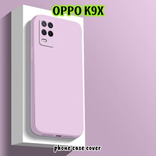 [Phong cách mới] Dành cho OPPO K9X Vỏ silicon chống vết bẩn Vỏ điện thoại màu trơn cổ điển