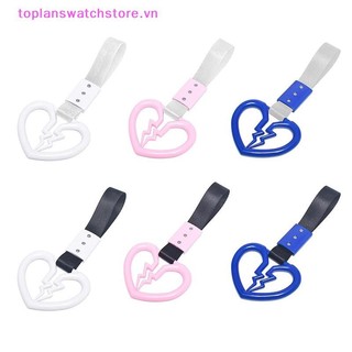 Toplanswatchstore Hình trái tim tan vỡ dễ thương Dây đeo cảnh báo chống tĩnh điện trên ô tô Vòng trang trí Xe buýt Tàu điện ngầm Tay cầm ô tô Vòng cảnh báo cản sau VN
