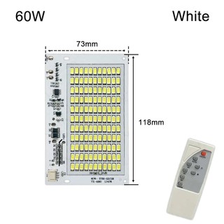 Bảng đèn LED JOYFULLIFE 1 chiếc, Bảng điều khiển nguồn sáng 25 / 40 / 60 / 100 / 250W độ sáng cao, Đèn trắng SMD5730 với bộ điều khiển từ xa Đèn pha điều khiển từ xa