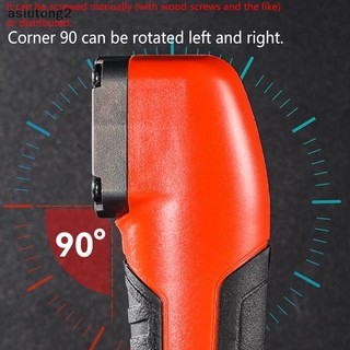 Tuốc nơ vít góc điện đa chức năng ASI New 1PC, mô-men xoắn cao 90 ° Tua vít góc phải, công cụ thủ công, Xanh dương và Cam ONG