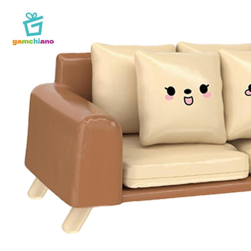 Gamchiano Cho Tỉ Lệ 1: 6 1: 12 Nhà Búp Bê Sofa Nhà Búp Bê DIY Trang Trí Phòng Ngủ Phong Cảnh Đồ Dùng Gia Đình Phụ Kiện Búp Bê Mô Hình Mini