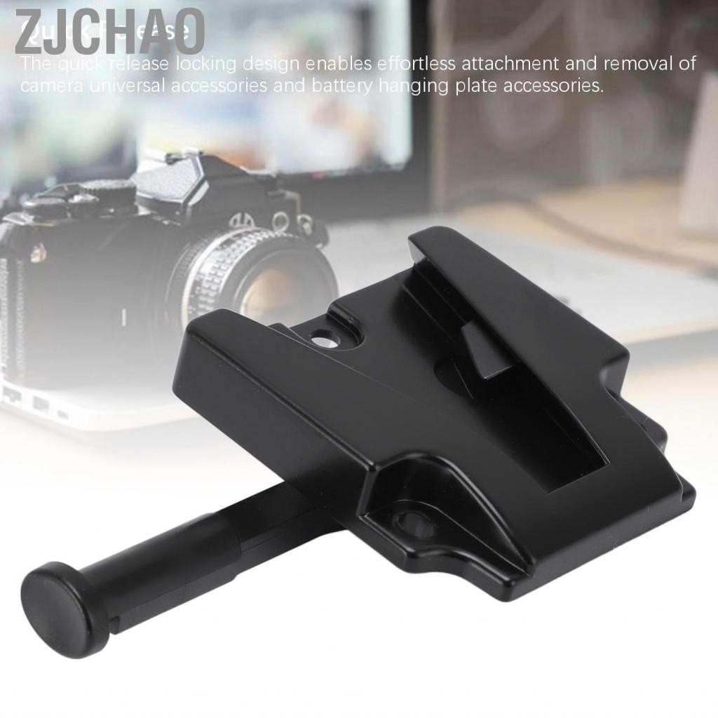 Zjchao Hợp Kim Nhôm V Mount Pin Đĩa Khóa Nhanh Với 1/4in Lỗ Vít Phụ Kiện Chụp Ảnh