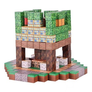 Khối xây dựng Minecraft nam châm Bộ Mô hình lắp ráp khối Minecraft giải trí sáng tạo dochoiabao