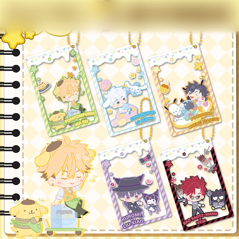Ps1 Link Click x Sanrio Acrylic ba lô mặt dây chuyền móc khóa quà tặng cho bạn gái Anime ngoại vi SP1