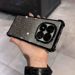 Ốp Điện Thoại Cho Redmi Note 14 Pro + Note14 Note14Pro 4G 5G 2025 Vỏ Lấp Lánh Gradient Mềm TPU Silicone Bling Ốp Lưng Chống Sốc