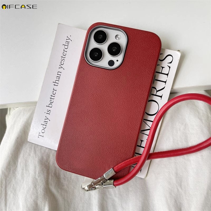 Dành Cho Xiaomi Poco X8 F8 Ultra M8 M7 Plus X7 Pro Max F7 Ultra F6 M4 Pro 5G 4G Vỏ Điện Thoại Họa Tiết Da Có Dây Buộc Kinh Doanh Đơn Giản Màu Nâu Đen Vỏ Mềm