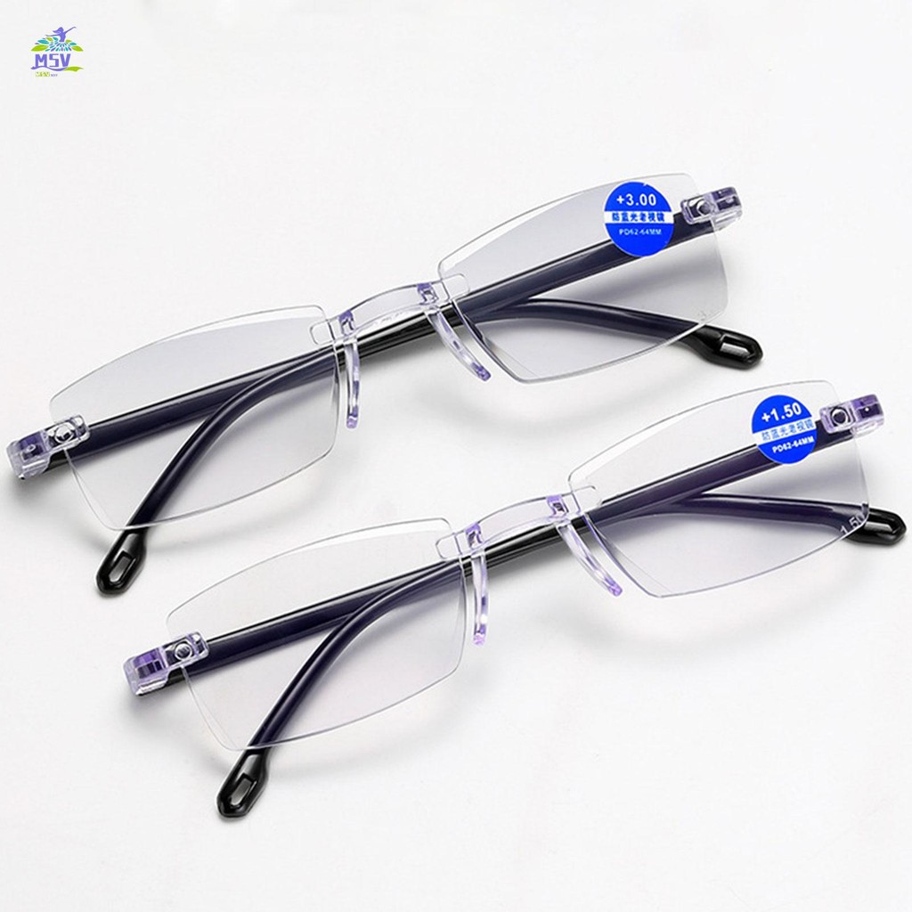 Kính đọc sách máy tính dành cho người lớn tuổi, ống kính trong suốt, chống bức xạ, thoải mái khi đeo