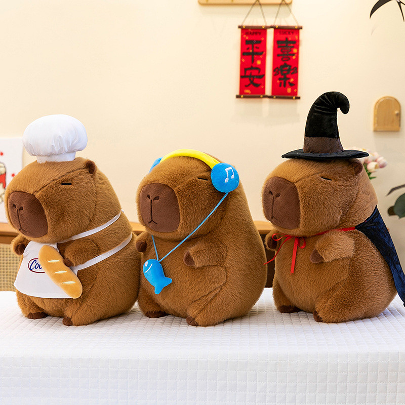 Gấu bông capybara Đồ chơi sang trọng Ảo thuật gia capybara Gối Phong ...
