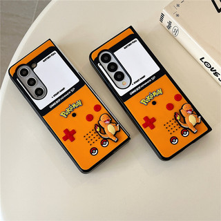 Vỏ silicon 3D Pokémon Poke Balls Charmander cho Samsung Galaxy Z Fold 7 6 5 4 3 Z Flip 4 5 6 7