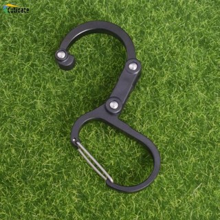 Carabiner Clip và bất cứ điều gì Khóa chắc chắn Móc treo ba lô cho câu cá leo núi Cắm trại Ba lô leo núi