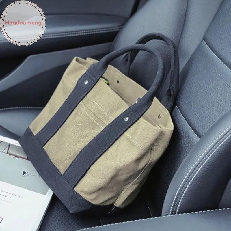 Houdoudou Túi xách nữ S bán chạy Túi đựng đồ ăn trưa bằng vải Canvas cao cấp Phong cách Nhật Bản mới VN