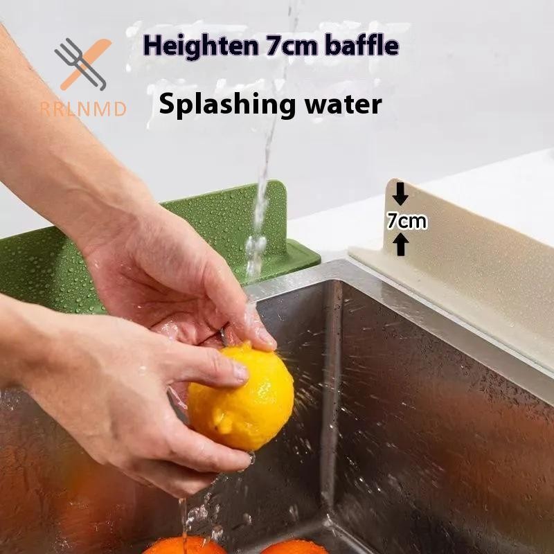 RRLNMD 1 Chiếc Bồn Rửa Nhà Bếp Silicon Bắn Nước Bảo Vệ Bồn Rửa Chống Bắn Chặn Chống Nước Splatter Màn Hình Chống Nước Ban MỚI