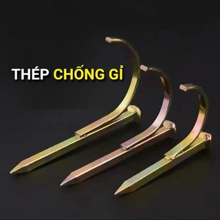Gói 10 chiếc đinh ghim móc giữ ống nước bằng thép không gỉ độ cứng cao móc giữ ống nước, ống gen điện chắc chắn FE123