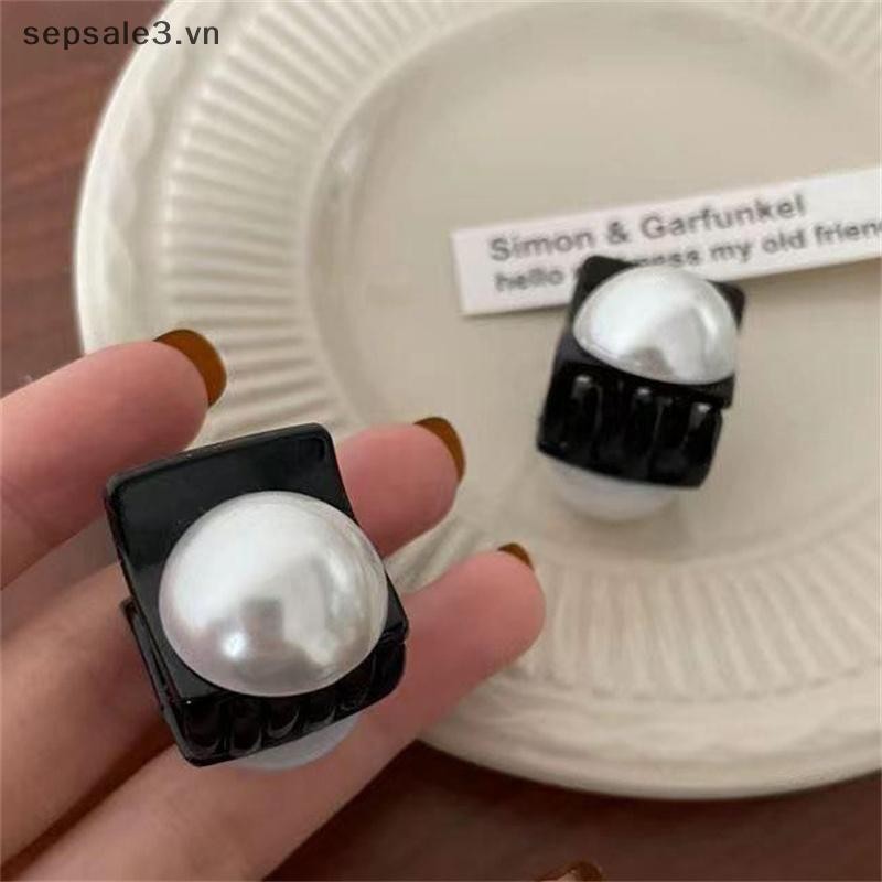 # Vn # 2 Chiếc Pháp Vintage Ngọc Trai Nhỏ Kẹp Tóc Ánh Sáng Sang Trọng Nổ Móng Vuốt Tóc Chân Nữ Barrettes Mũ Phụ Kiện Thời Trang.