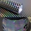 Phim Vinyl sợi Carbon YRBWD, Phim ngoại thất nội thất Nhãn dán thân xe máy có độ bóng cao, Hiệu ứng 9D mát mẻ Xe DIY Bọc Giấy dán cho ô tô Xe máy DIY