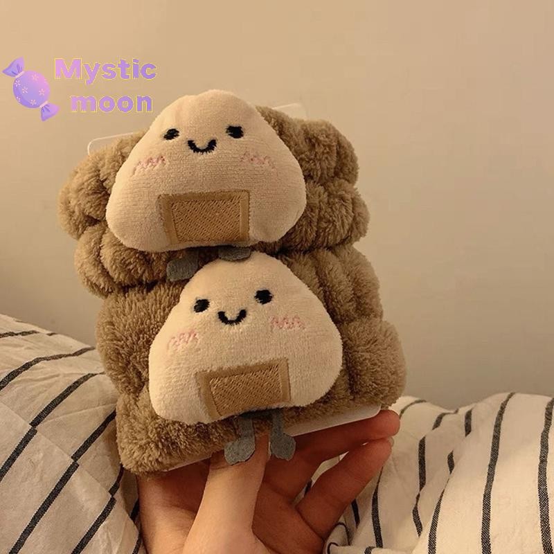 [Mystic] Dây đeo cổ tay Spa để rửa mặt Lông cừu Chăm sóc da Bánh mì nướng Dây buộc tóc Vòng đeo tay dành cho nữ Trang điểm bé gái [Mới]