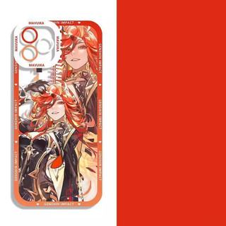 Ốp Điện Thoại Di Động Cho Xiaomi Redmi Note 13 Pro 5G 12 4G 12S 14C 13C 12C 10C A2 A1 Plus A3 POCO C65 Vỏ Genshin Impact Mavuika Trong Suốt TPU Retro Bảo Vệ Ống Kính