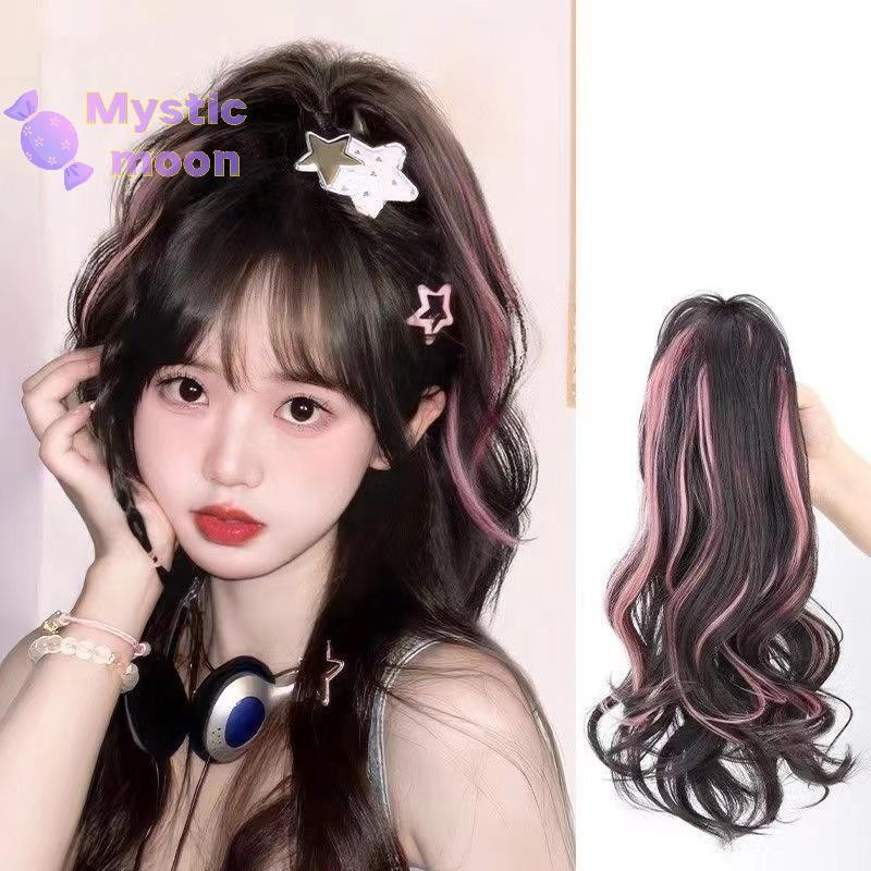 [Huyền bí] Kẹp móng vuốt tổng hợp Phần mở rộng tóc đuôi ngựa Tóc ngắn xoăn tự nhiên đuôi giả dành cho nữ Đuôi ngựa nổi bật Móng vuốt tóc [Mới]