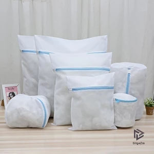 [Shgezm] Túi Giặt Lưới Mịn Máy Giặt Giỏ Giặt Bẩn Giặt Giày Du Lịch Tổ Chức Túi Lưới Người Phụ Nữ Áo Ngực Quần Áo Sắp Xếp [MỚI]