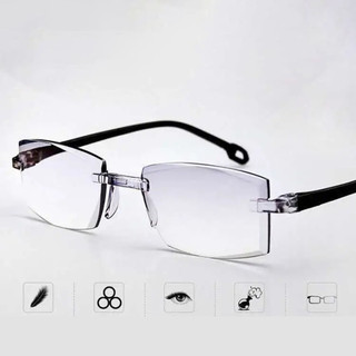 Kính đọc sách siêu nhẹ với đèn xanh chặn tia UV, phù hợp cho người cao tuổi nam nữ