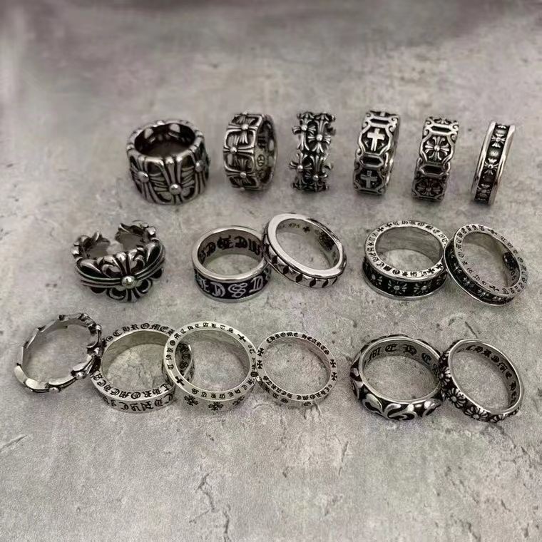 SANCHENGSP6827 Nhẫn Couple Hình Trái Tim Retro, Thiết Kế Độc Đáo Cho Nam Và Nữ