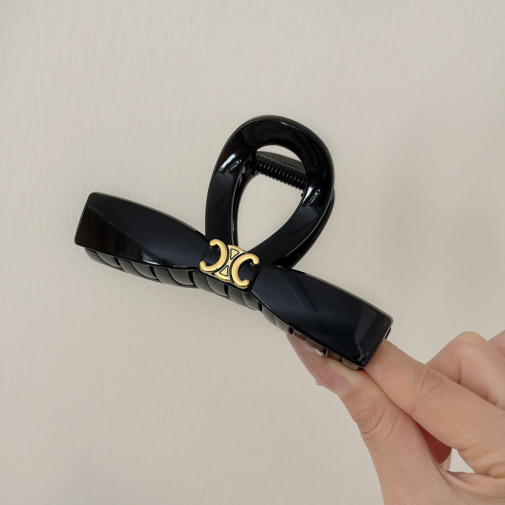 Kẹp tóc nơ đen nữ Kẹp tóc cá mập