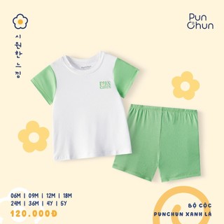 Punchun SS2025 Bộ cộc Groovy cho bé