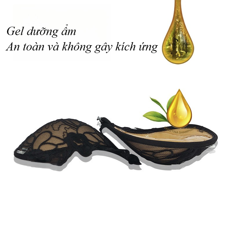 Miếng Dán Ngực Ren Cao Cấp, Cài Trước Nâng Ngực Quyến Rũ, Dính Chặt Không Tuột, Tặng Kèm Dây Vai