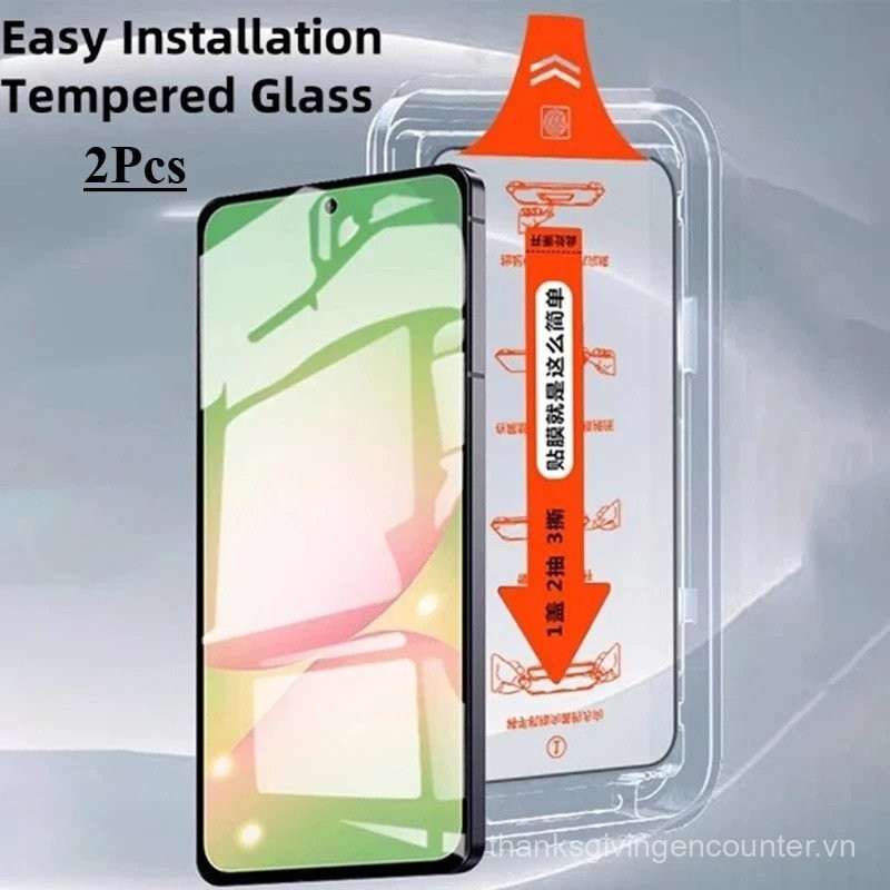 2 Chiếc Dễ Dàng Lắp Đặt Kính Cường Lực Cho Xiaomi Redmi Turbo 4 Pro Cao Cấp Chống Bụi Bảo Vệ Màn Hình Redmi Turbo4 Kính Bảo Vệ