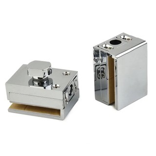 Khóa Cửa Kính Sàn Chốt Khóa Bu Lông Cho Gia Đình Phòng Tắm Nhà Vệ Sinh Cửa Hàng Không Đấm Cửa Đơn Mặt Đất Khóa Hợp Kim Kẽm Phần Cứng