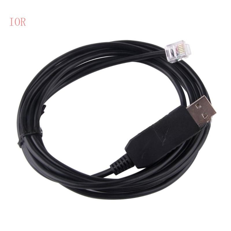 Ior USB sang RJ12 RS232 Dây chuyển đổi Cáp dữ liệu nối tiếp ảo Khả năng tương thích và chức năng sử dụng trong thời gian dài