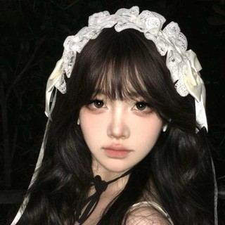 Quấn Đầu IDEANEST - Băng Dô Tai Mèo Lolita & Mũ Đội Đầu Nơ Ren Nữ