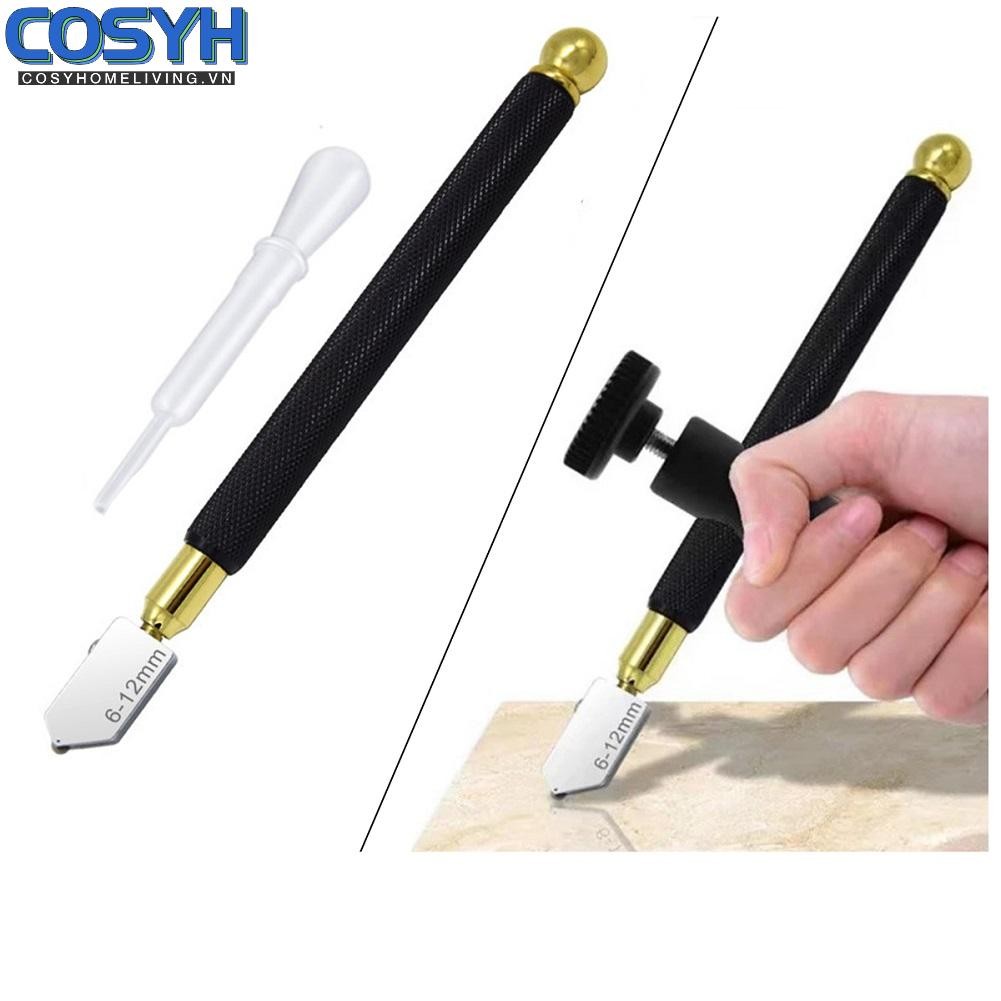 <cosyh>Glass Cutter Glass Cutting Tools Kits Multifunctional Portable 2 Pcs Brand New