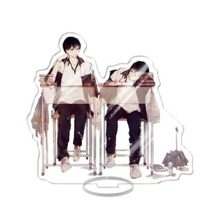 Mô hình Standee Ngụy Trang Học Tra Triêu Du Dạ Triều Tạ Du Phụ kiện trang trí để bàn góc học tập