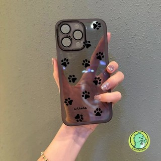 Ốp Điện Thoại Cho Realme 13 12 11 10 Pro Plus 12X 11X 9i 7i Global 6i 5 5s 5i + 5G 4G Vỏ Sang Trọng Dễ Thương In Paw Bảo Vệ Camera Vỏ Mềm Trong Suốt Ống Kính Phim