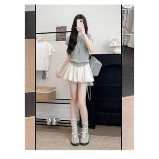 S-3XL Quần Short Size Lớn Nữ Xanh Hakama Cao Cấp Chữ a Chống chói Quần Bí Ngô Nữ Mùa Hè 2025 Quần Short Nhỏ Thường Ngày Thoải Mái Quần Short Xe Buýt Hơi Béo Hơi Quần Áo Nữ