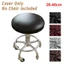YUJINI 1 Chiếc Vỏ Ghế Tròn, Da PU Có Dây Đàn Hồi Bọc Ghế Ghế, Bao Gồm Tất Cả Vỏ Bọc Chống Thấm Nước Ghế Ghế Đệm Cho Thanh Ghế Xoay