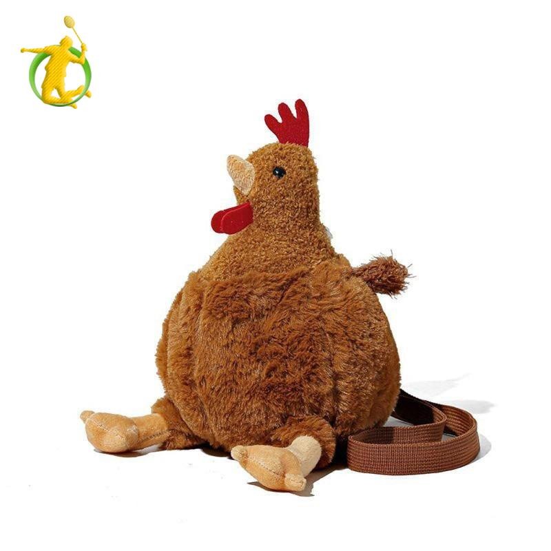 Túi Gà Đi Lại Túi Sang Trọng Thú Nhồi Bông Túi Đồ Chơi Nữ Bé Gái Hen Túi Đeo Ngang Cho Tiệc Du Lịch Quà Tặng Sinh Nhật