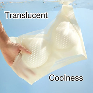 Brelira Áo Ngực Lụa Mùa Hè Siêu Mỏng, Không Vòng Thép, Push Up Bralet, quần lót nữ
