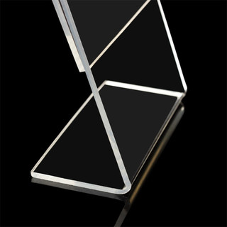 In mã QR Code theo yêu cầu, QR mica chữ L trong suốt, Kệ mica, quét mã QR ngân hàng, menu, Kệ QR để bàn lễ tân, bàn ăn..