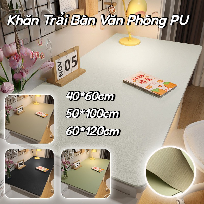 Tấm Trải Bàn Da PU Miếng Lót Bàn Học Chống Thấm,Đệm Laptop Pad Chuột,thảm bảo vệ