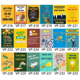 Tranh động lực, tranh slogan, tranh chữ treo văn phòng truyền cảm ứng làm việc phù hợp treo văn phòng, giá rẻ chỉ 39.000
