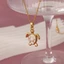 Vòng cổ Choker MERIGGIARE, Vòng cổ mặt dây chuyền rùa bằng thép không gỉ dễ thương, Vòng cổ chuỗi hạt hợp thời trang đặc biệt chất lượng cao Phụ kiện thông thường