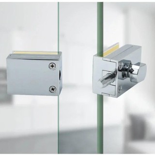 Khóa Cửa Kính Sàn Chốt Khóa Bu Lông Cho Gia Đình Phòng Tắm Nhà Vệ Sinh Cửa Hàng Không Đấm Cửa Đơn Mặt Đất Khóa Hợp Kim Kẽm Phần Cứng